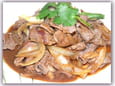 Boeuf aux oignons et � la sauce d hu�tre