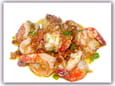 Crevettes saut�es � la citronnelle