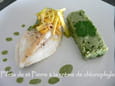 Filets de St Pierre � la cr�me de chlorophylle