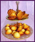 Trio de madeleines au grand coeur
