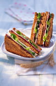 Club sandwich pain d �pices Fol Epi et magret fum�