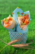 Wrap truite fum�e Fol Epi et fromage blanc au citron