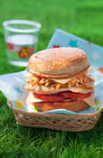 Burger Fol Epi, poulet, curry