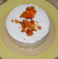 Iles flottante � la rose, �clats de caramel