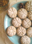 Biscuits ronds d �toiles