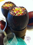 Oeufs � la coque en chocolat