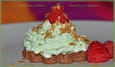 Coustillant pralin� et chantilly � la pistache