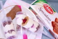 Tiramis� Push Pop, chocolat blanc, framboises & Speculoos Delacre