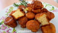 Mini cannel�s au fromage de ch�vre, miel et romarin