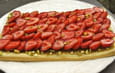 Tarte aux fraises et � la pistache