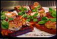 Toast pain d �pice et ch�vre r�ti au miel