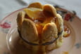 Mini charlotte aux pommes compot�es cannelle et miel 