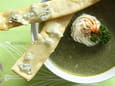 Cr�me d �pinards et lingue gorgonzola