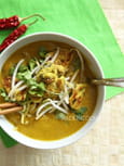 Soupe de butternut, coco et au curry vert
