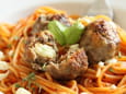 Boulettes de viande farcies � la mozzarella