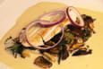 Filet de sole grill� au pakso� et shiitak�s frais