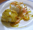 Lotte � la cr�me safran�e et curry