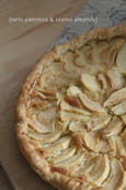 Tarte aux pommes et � la cr�me d amande