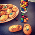 Madeleines aux M&M s