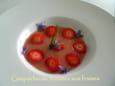 Gazpacho de tomates aux fraises