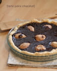 Tarte choco poires