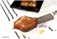 Cake poire-chocolat, au caramel et � l agave
