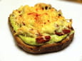 Tartines poulet-avocat
