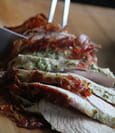 R�ti de porc � l ail et � la coppa
