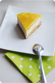 Cheesecake cr�meux mangue citron vert