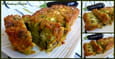 Cake � l aubergine, pesto et feta