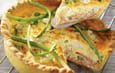 Quiche au jambon, asperges et fromage frais