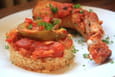 Le poulet basquaise � l�ananas