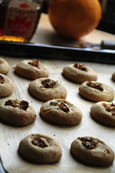 Biscuits au sirop d �rable et aux noix