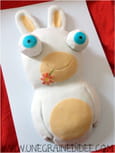 Cake Lapins Cr�tins - Raving Rabbids Cake