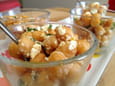 Salade de pois chiches grill�s, feta et menthe