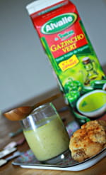 Mon go�ter Gazpacho Vert Alvalle et cookies au chorizo
