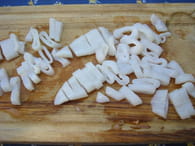 Calamars frits : Etape 1
