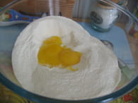Gâteau sec : Etape 1