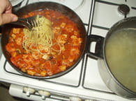 Spaghetti aux fruits de mer : Etape 12