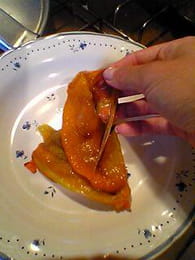 Salade de poivrons grillés : Etape 2