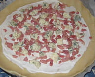 Pizza aux 4 fromages : Etape 3