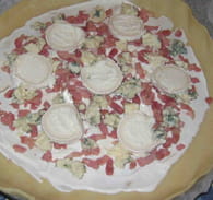 Pizza aux 4 fromages : Etape 4
