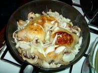 Cuisse de poulet façon campagnarde : Etape 2