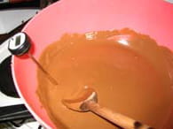 Moulage du chocolat : Etape 2