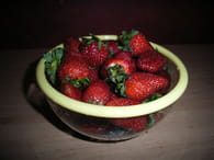 Mousse à la fraise : Etape 1