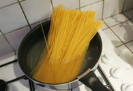 Spaghettis et pesto au basilic : Etape 2