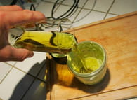 Spaghettis et pesto au basilic : Etape 4