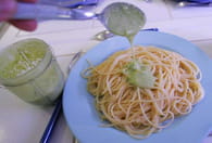 Spaghettis et pesto au basilic : Etape 6