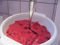 Sorbet aux fruits rouges express : Etape 3