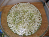 Jus de fleurs de sureau : Etape 2